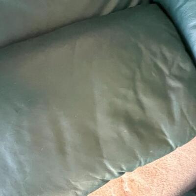 Green Couch and Recliner