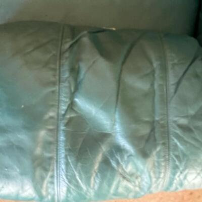 Green Couch and Recliner