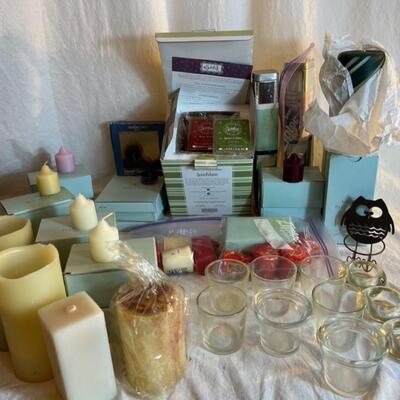 Scentsy/Partylite Candles, Candleholders, Incense
