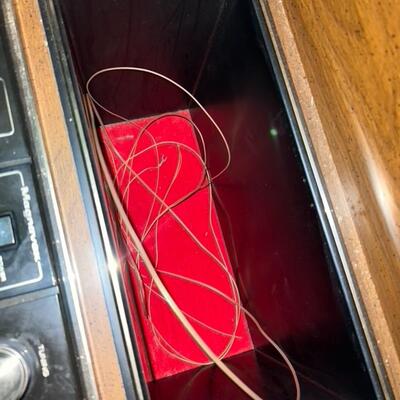Record Player Cabinet w/ Sony Stereo Audio - Technica Record Player