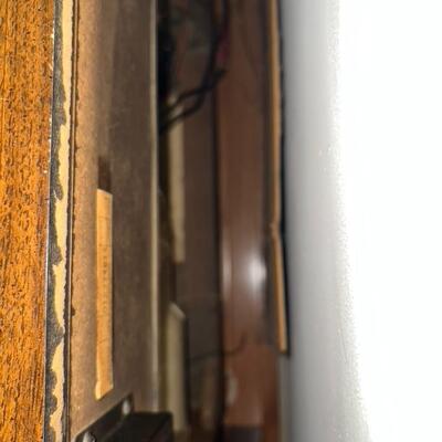 Record Player Cabinet w/ Sony Stereo Audio - Technica Record Player