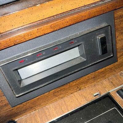 Record Player Cabinet w/ Sony Stereo Audio - Technica Record Player