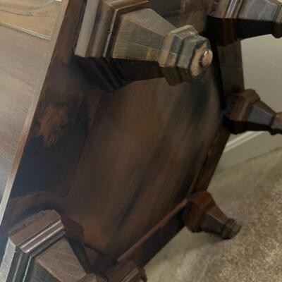Vintage Furniture End Table w/ Inside Storage