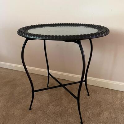2 Metal Decorative Tables