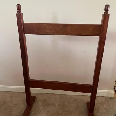 Wooden Quilt Rack