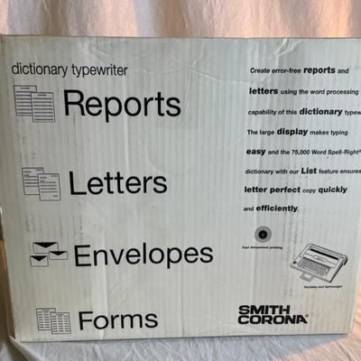Smith Corona Dictionary Typewriter Vintage