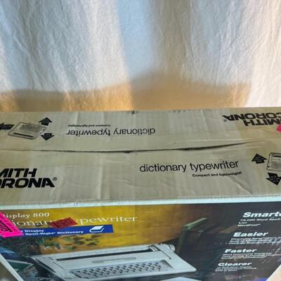 Smith Corona Dictionary Typewriter Vintage