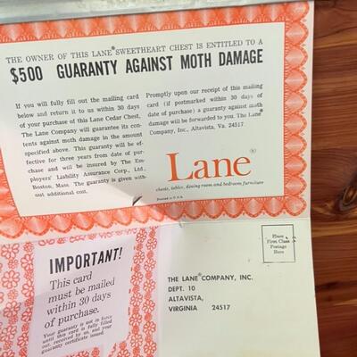 Lane Sweetheart Chest