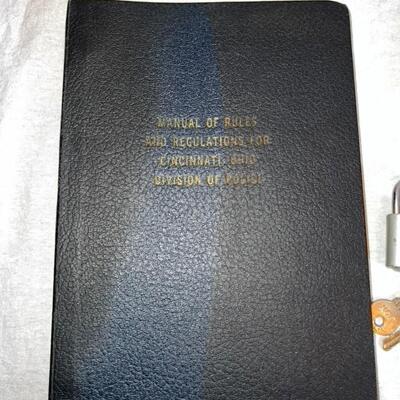 Vintage Police Gear: Badges, Jail Key, Whistle, Manual, DEA