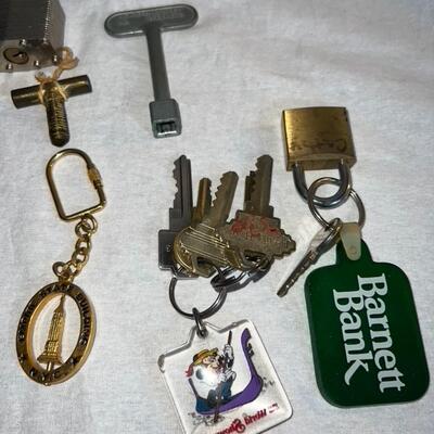 Key Chains With Keys and Locks
