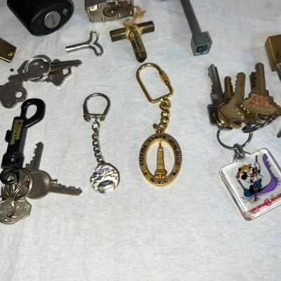 Key Chains With Keys and Locks