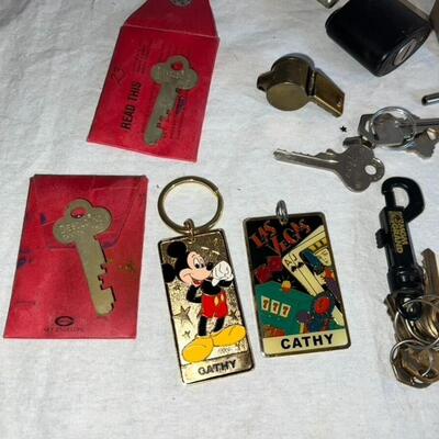 Key Chains With Keys and Locks