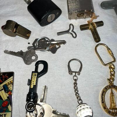 Key Chains With Keys and Locks