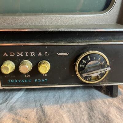 Admiral TV Instant Play Black and White
