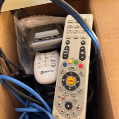 Huge Lot of Telephones, Clocks, Stereo, Remotes, Outlets, Cords, Direct TV Recievers Other Electronics