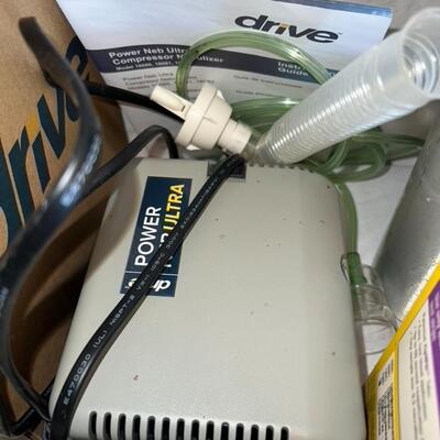 Huge Medical Lot Oxygen Tank, Ace Wraps, Proactiv, Pen Needles, Insulin Machine, Power Nebulizer, New Deodorant