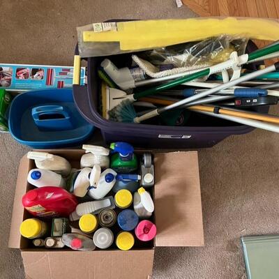 Huge Cleaning Supplies Lot