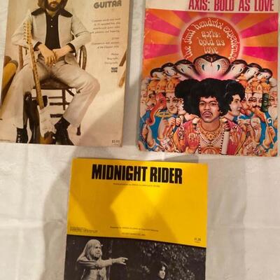 Lot of 3 rock music books