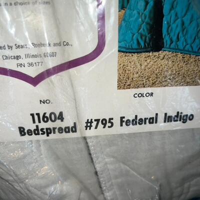 Vintage Baroness 70's Bedspread and Bedding Lot