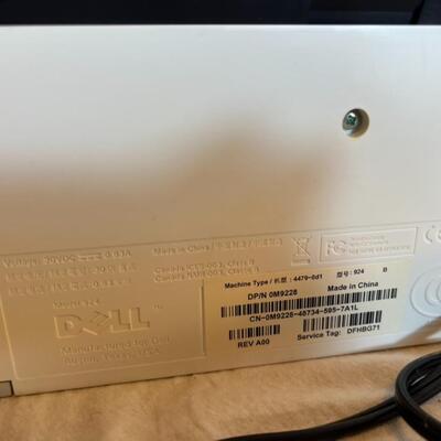 2 Printer Lot HP Desktop 101 and Dell 924 Model w/Manuals and Cords