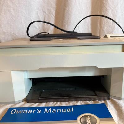 2 Printer Lot HP Desktop 101 and Dell 924 Model w/Manuals and Cords