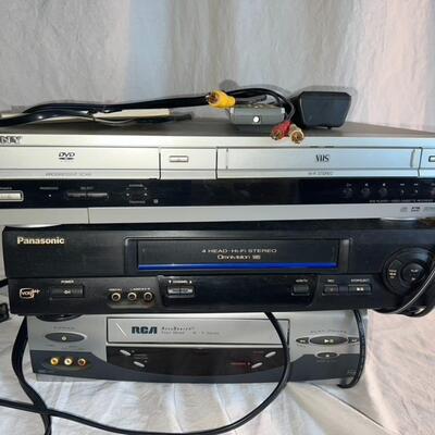 DVD / VHS Players Lot of 3