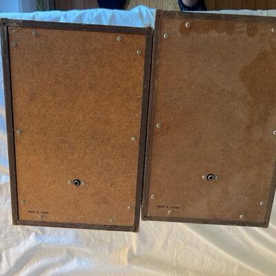 2 Vintage Japanese Speakers