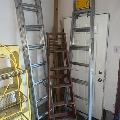 3 Ladders - 2 8ft, 1 6ft