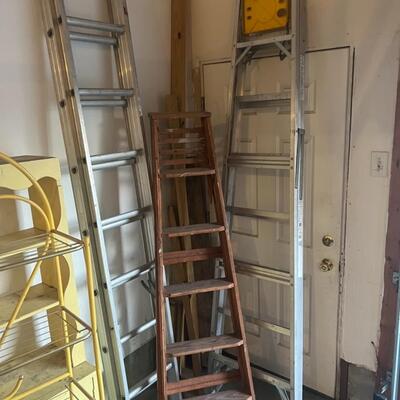 3 Ladders - 2 8ft, 1 6ft