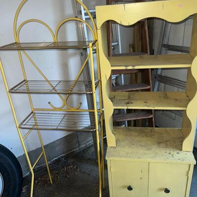 2 Pieces of Vintage Shelving