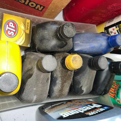 Huge Lot of Cleaners / Oil / Transmission Fluid / Torch / Gas Cans and More
