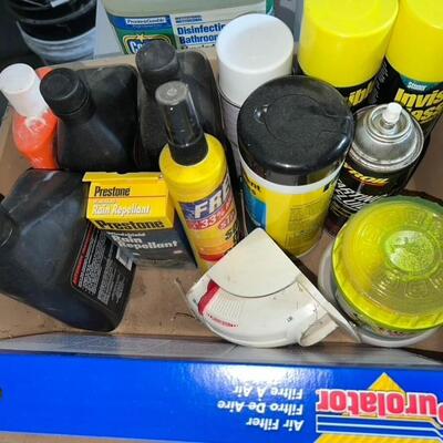 Huge Lot of Cleaners / Oil / Transmission Fluid / Torch / Gas Cans and More
