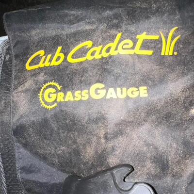 Cub Cadet Grass Gauge Attachement Appears Unused