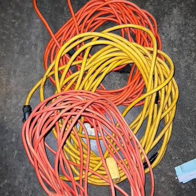 Lot of 3 Extension Cords