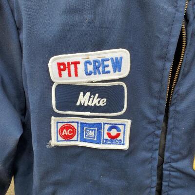 LOT 116: Mens size Medium Cintas Work Jacket with Racing Patches (not attached)