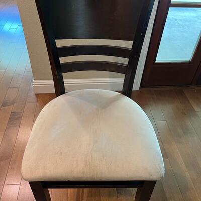 Glass table and 2 chairs