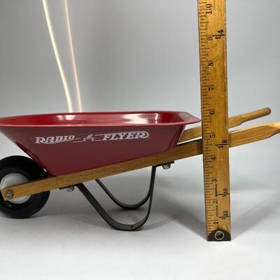 Small Doll Size Radio Flyer Wheelbarrow Cart