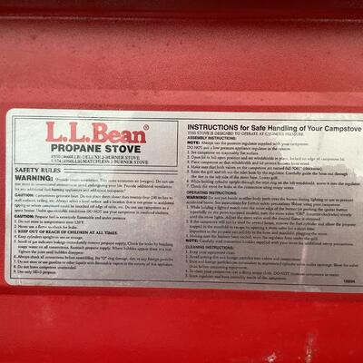 176 L. L. Bean Deluxe 2 Burner Propane Stove