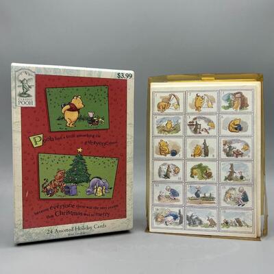 Vintage Lot of Winnie the Pooh Themed Holiday Cards
