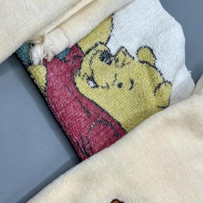 Vintage Winnie the Pooh Hand Towels and Wash Cloth