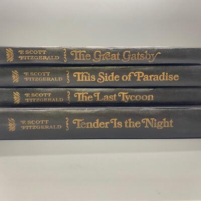 F. Scott Fitzgerald Lot of 4 Literary Classic Books