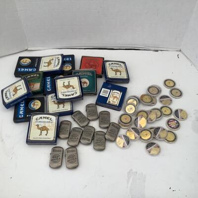 201 Camel Lighters and Trump Tribute Coins