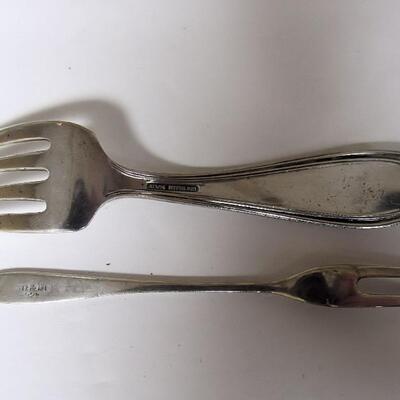 Sterling Silver Child's Fork and Tiny Hors d'oeuvres Fork