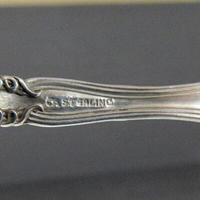 Antique Sterling Silver Demi Spoon, Grapes Pattern