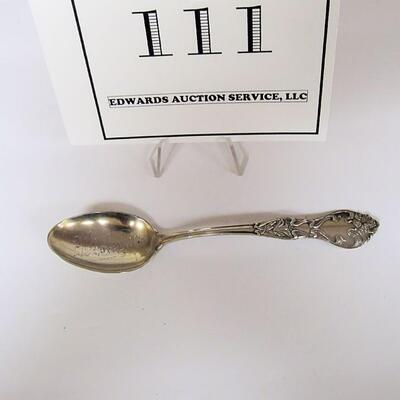 Antique Sterling Silver Art Nouveau Spoon