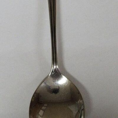 Vintage Sterling Silver Dowry Pattern Soup Spoon