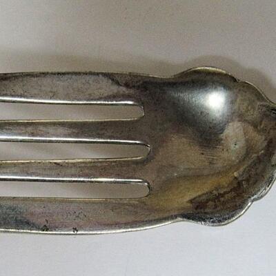 Vintage Sterling Handle Meat Serving Fork