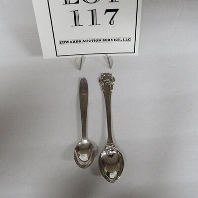Vintage Disney Mickey Mouse Silver Plate Spoon and Hilton International Spoon