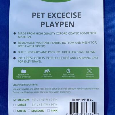 Jespet Collapsible and Portable Animal Pet Playpen