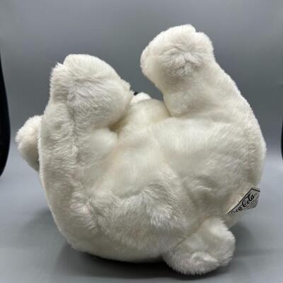 Vintage Coca Cola Polar Bear Plush Stuffed Animal with Tags